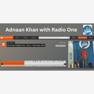 K9 School Radio One (94.3) Interview 2016